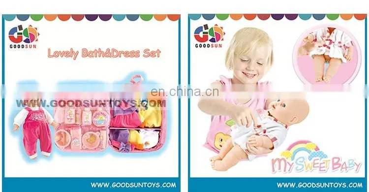 Hot selling interesting 16" Doll Toys plastic dolls with hairdressing set wholesale