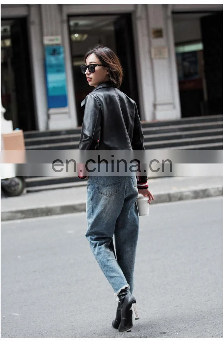 Hot Selling Real Sheep Skin Hood Coat Original Leather Jacket