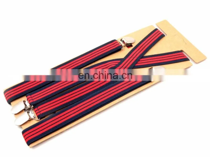 2017 Wholesale Low MOQ solid color Suspenders