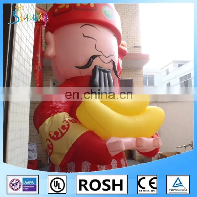 SUNWAY Giant Inflatable Mammon/the god of wealth for Advertising