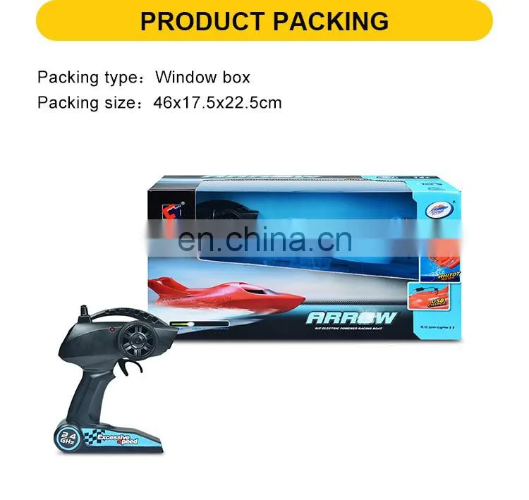 hot sale 4 channels racing boat work in water remote control boat for adults