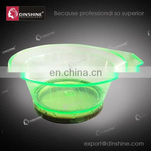 Hair salon transparent plastic tinting bowl