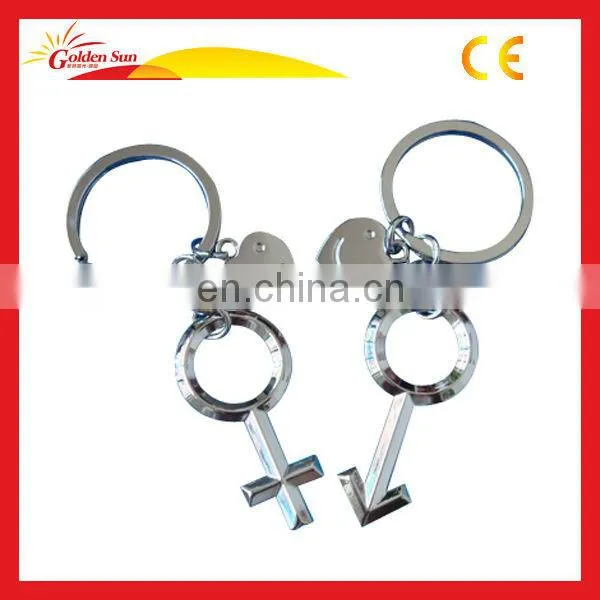 Hot Selling Plain Leather Keychain