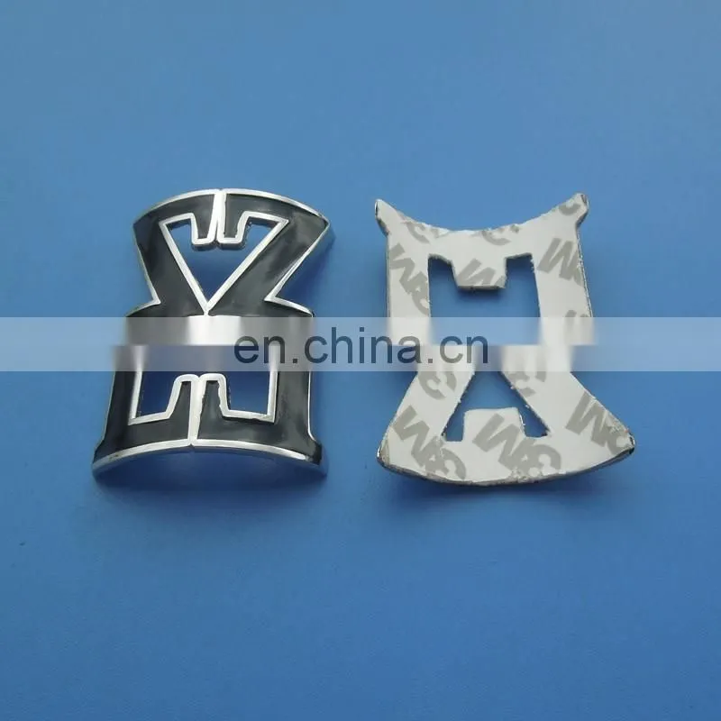 customized bike head badge bicycle emblem with 3M sticker head tube emblem