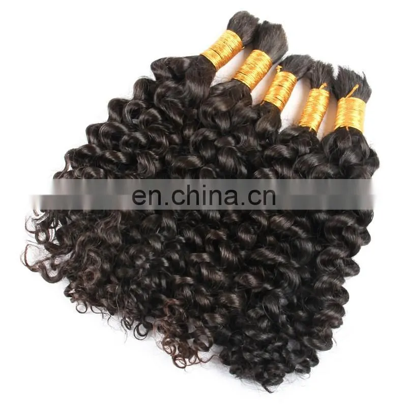 10-34inch 8A Best Quality Original Brazilian Human Hair Afro Kinky Bulk Human Hair Afro Kinky Hair For Braiding