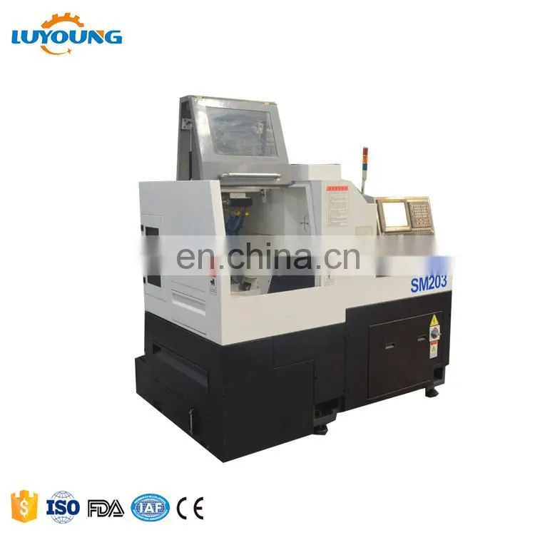 SM203 Swiss type cnc machine for metal automatic
