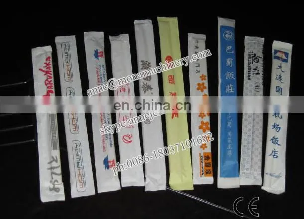 Chopsticks Paper Packaging Machine / toothpick packing machine / chopsticks automatic paper packing machine