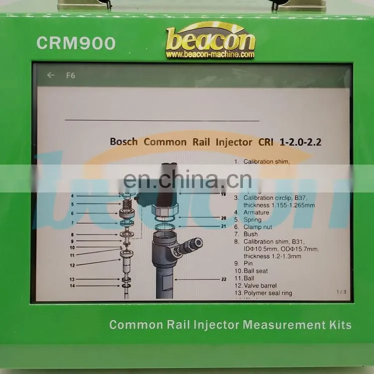 BEACON MACHINE crr920 common rail injector repair tool stage 3