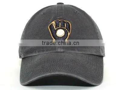 3D embroidery logo baseball cap with custom label