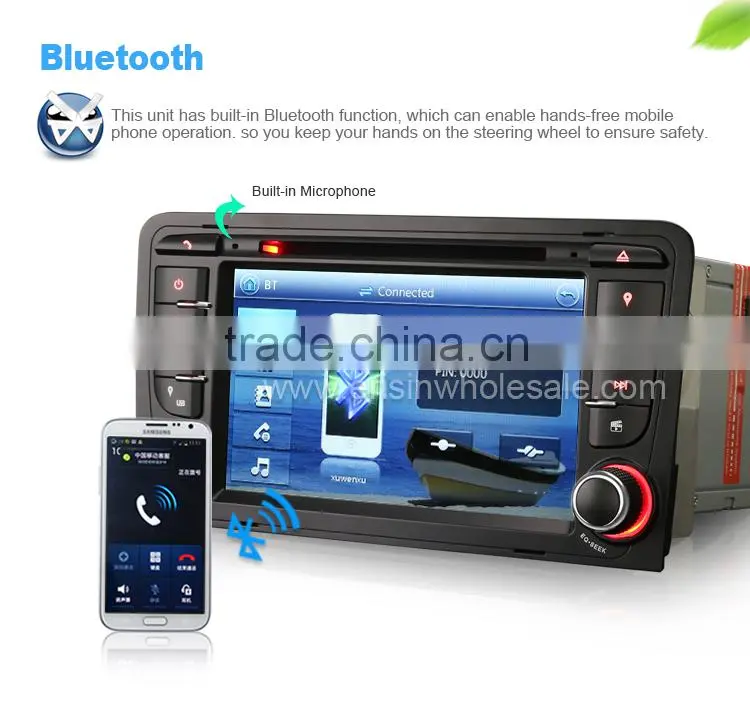 Erisin ES7047A 7 inch A3 MTK 2 Din Car Radio CD Player with GPS Bluetooth