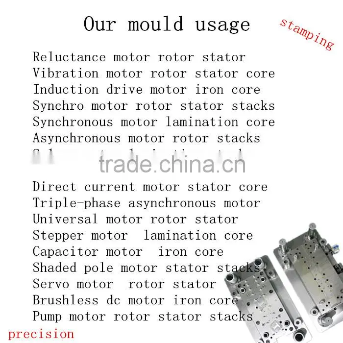 high speed motor stator and rotor progressive stamping die