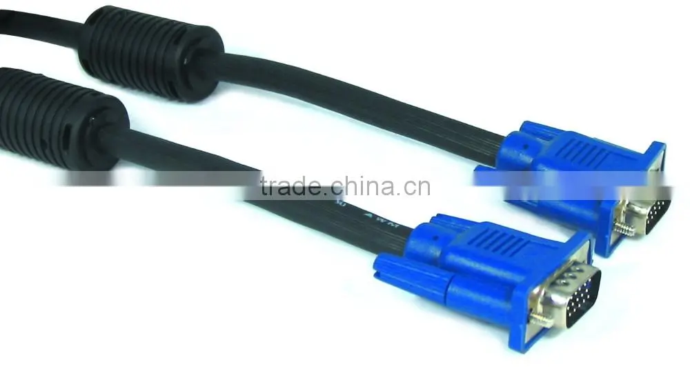 high quality male to male VGA CABLE SVGA CABLE with singal filter