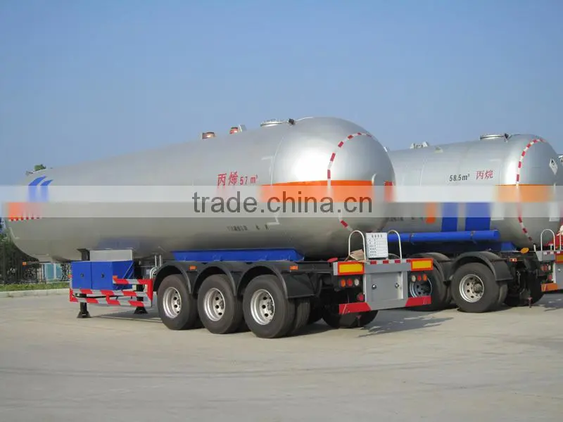 57cbm LPG gas trailer