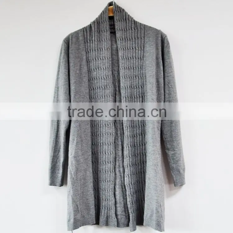 Gray women long sweater design 2016
