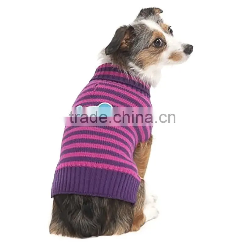 hotsale cotton knitting pattern pet protective clothing for winter