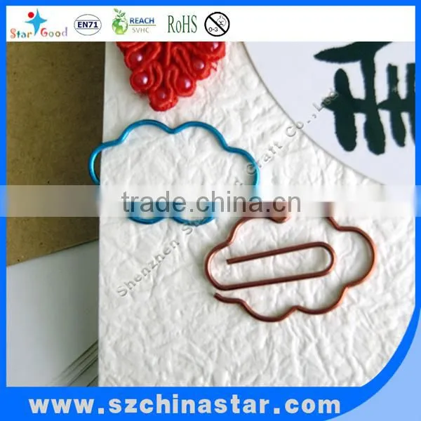 2015 Special colorful animal shapes paper clip