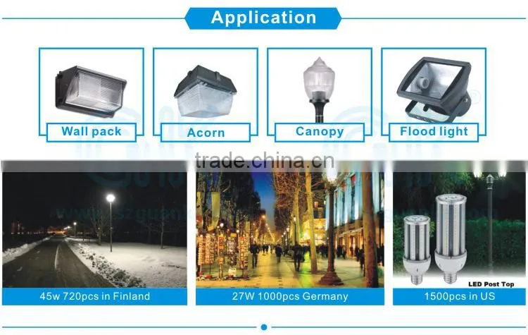 347V internal driver UL TUV led street light 240w