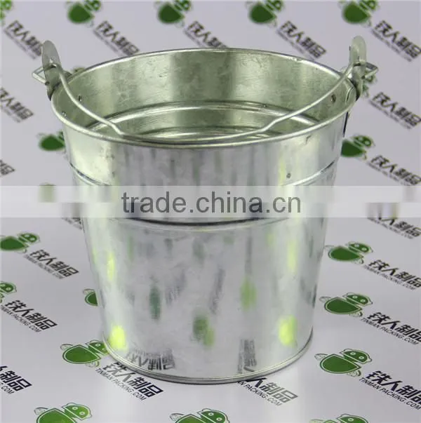 Fancy Metal Tin Ice Bucket