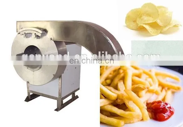 Shanghai Factory Commercial industrial high speed even thin Potato Chips Slicing cutting Machine Potato slice Slicer equipment