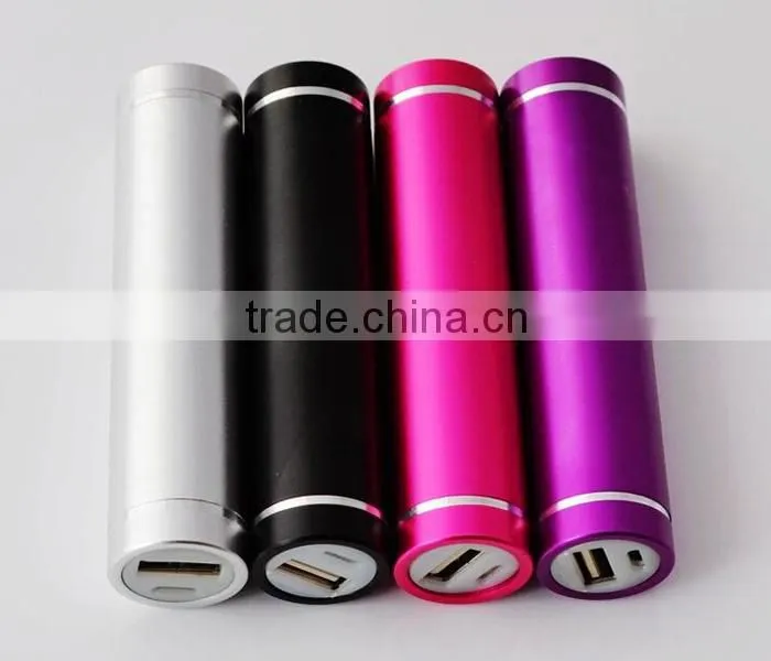 2600mAh Portable power bank with Led travel charger