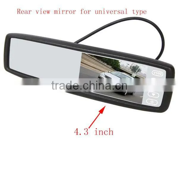 4.3 inch rear view mirror bluetooth rear view mirror monitor