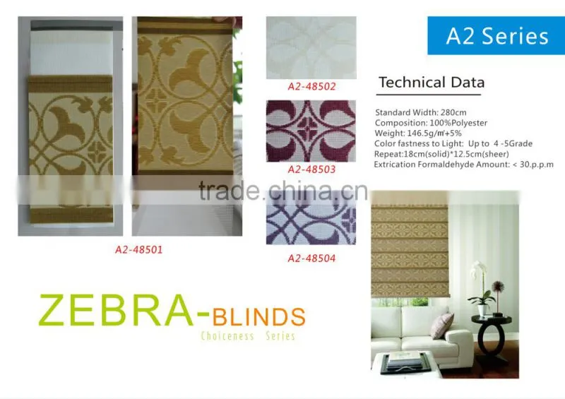 Koreas fabric roller blinds/manual korea roller shade