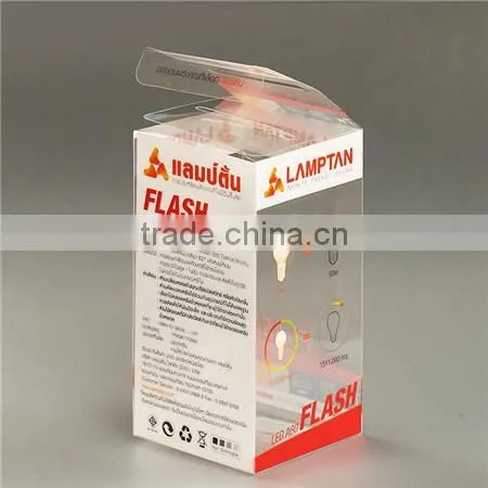 LED A60 flash plastic packaging box