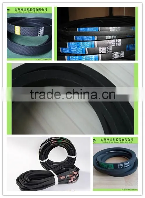 Excavator transmission part engine fan belt
