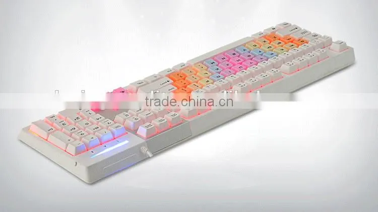 Wired Good Touch Feeling Low Voice Gaming Backlit Mechanical keyboard