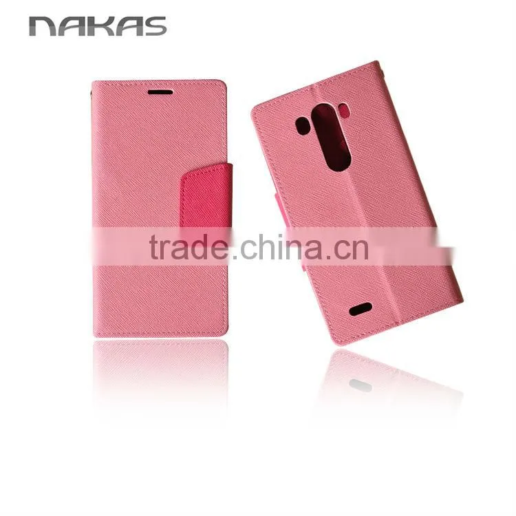 Alibaba phone case manufacturer Direct Sale smartphone flip leather case for LG G3