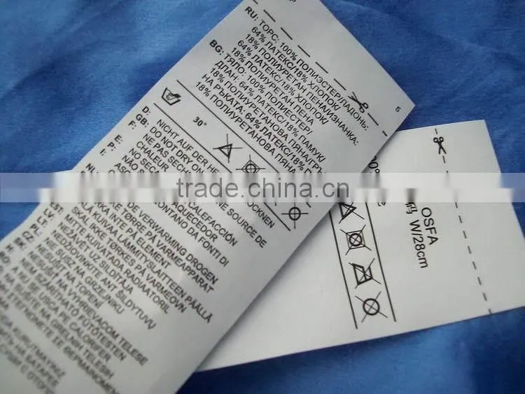 Bottom price best sell fashion printed leather label