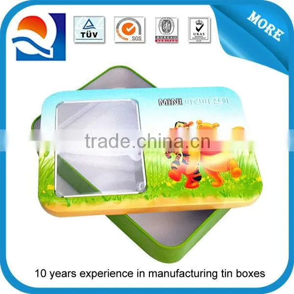 Dongguan high quality colorful bettery tin box/Bettery case