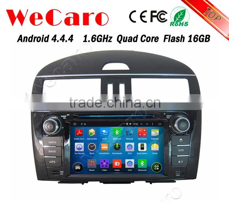 Wecaro WC-NT8078 Android 4.4.4 car dvd player touch screen for nissan tiida car audio WIFI 3G mirror link 2011-2014
