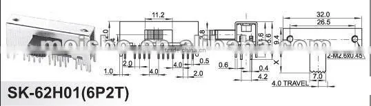 ON OFF mini moulded case circuit breaker