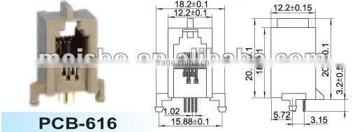 Universal jack audio stereo pcb