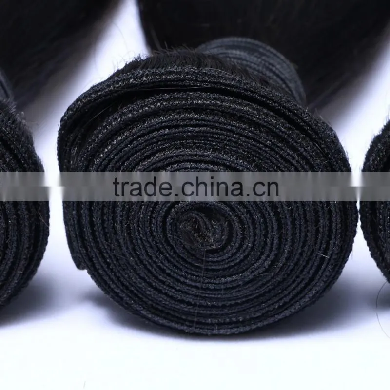 Cheap remy virgin human hair weaving Peruvian straight hair