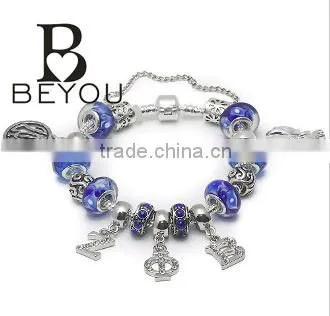 cusotm Sorority PDI Charm Bracelet for Zeta Phi BetaJewelry with Beads And Charm Design bracelet