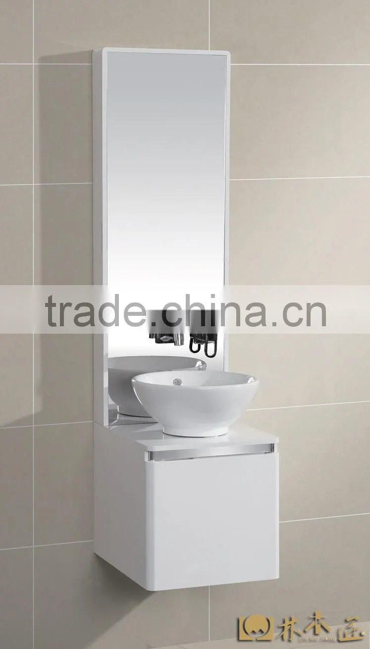 Modern New Wall Hang PVC Bathroom Cabinet Furniture PVC Bathroom Vanity(EAST-25045)