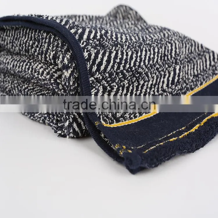 Embroidery elegant pure color High quality terry towel for hotels