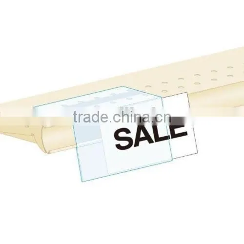 plastic price PVC shelf talker, custom printing shelf talker