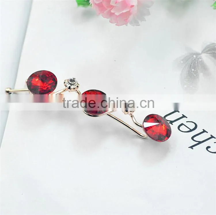 Wedding Bridal Crystal Rhinestone Hair Pin Glass Stone Hairpin Diamante Hair Clip