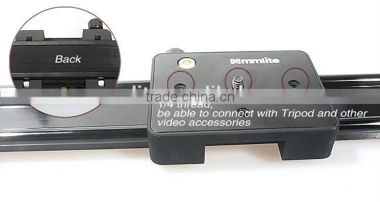 Commlite Camera Video Track Slider Video Stabilizer System with Ball-Bearing for DSLR/Camcorders