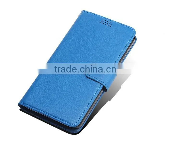 Luxury Litchi Grain Case for NOKIA 650 PU Leather Wallet Cover with Card Holder Stand Case TB-0096