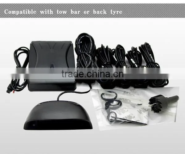 4 sensor high brightness LED car parking sensor system