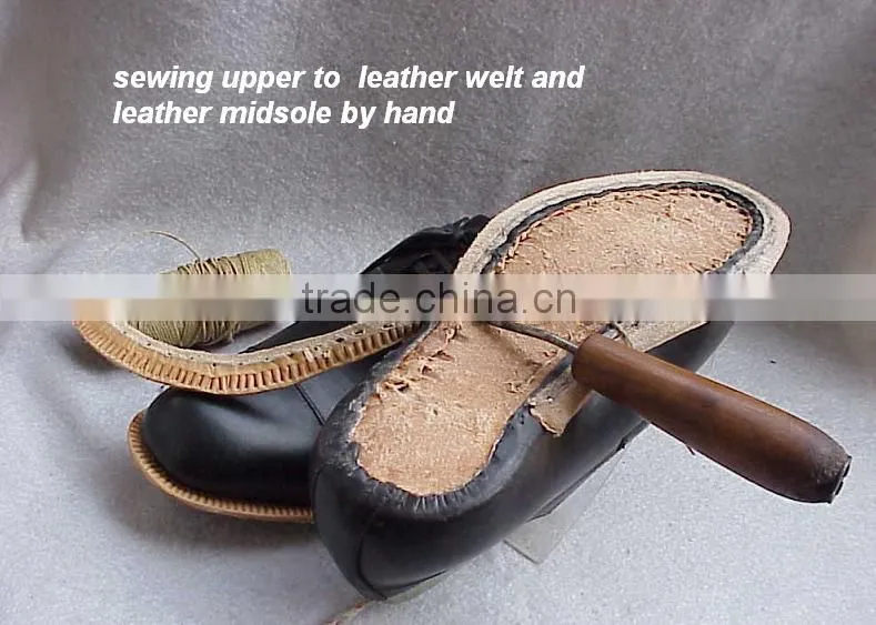 Fashion style handmade men goodyear welted shoes