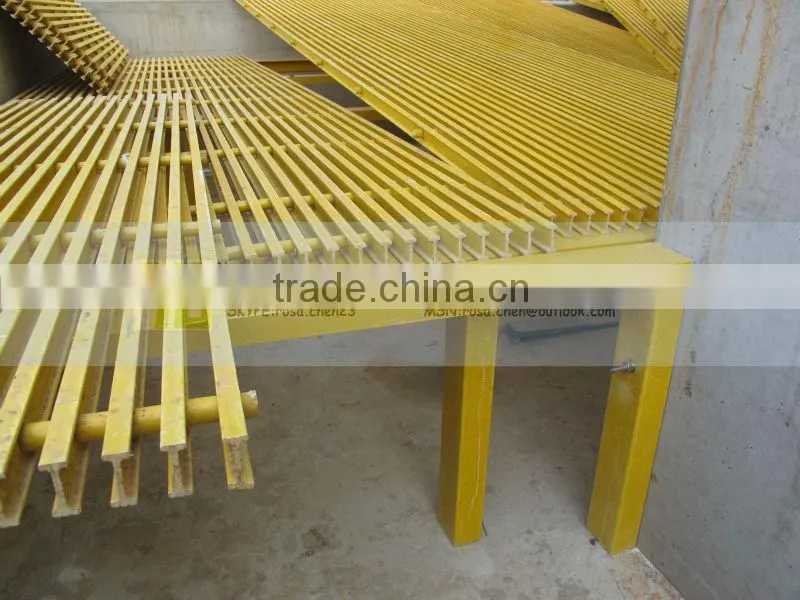 FRP grating, pultruded fiberglass grating for transformer substation, high strength and durable
