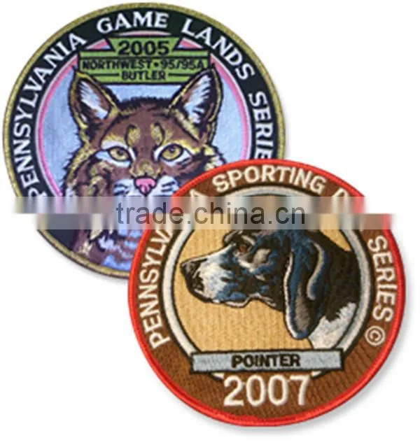 Wholesale New Animal Patten Design Embroidered Patchs