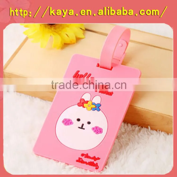 Embossed soft PVC travel gift items