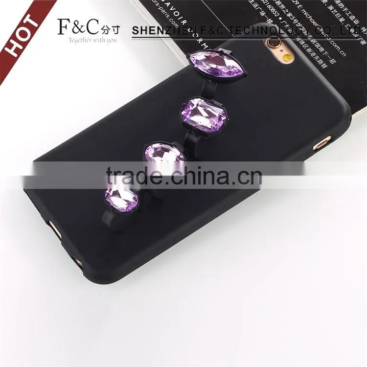 full body phone case for iphone 6 luxury protective diamond cell phone case for iphone 6