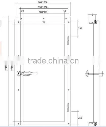 Good Quality Rw-CRD series Manual Pulled Door